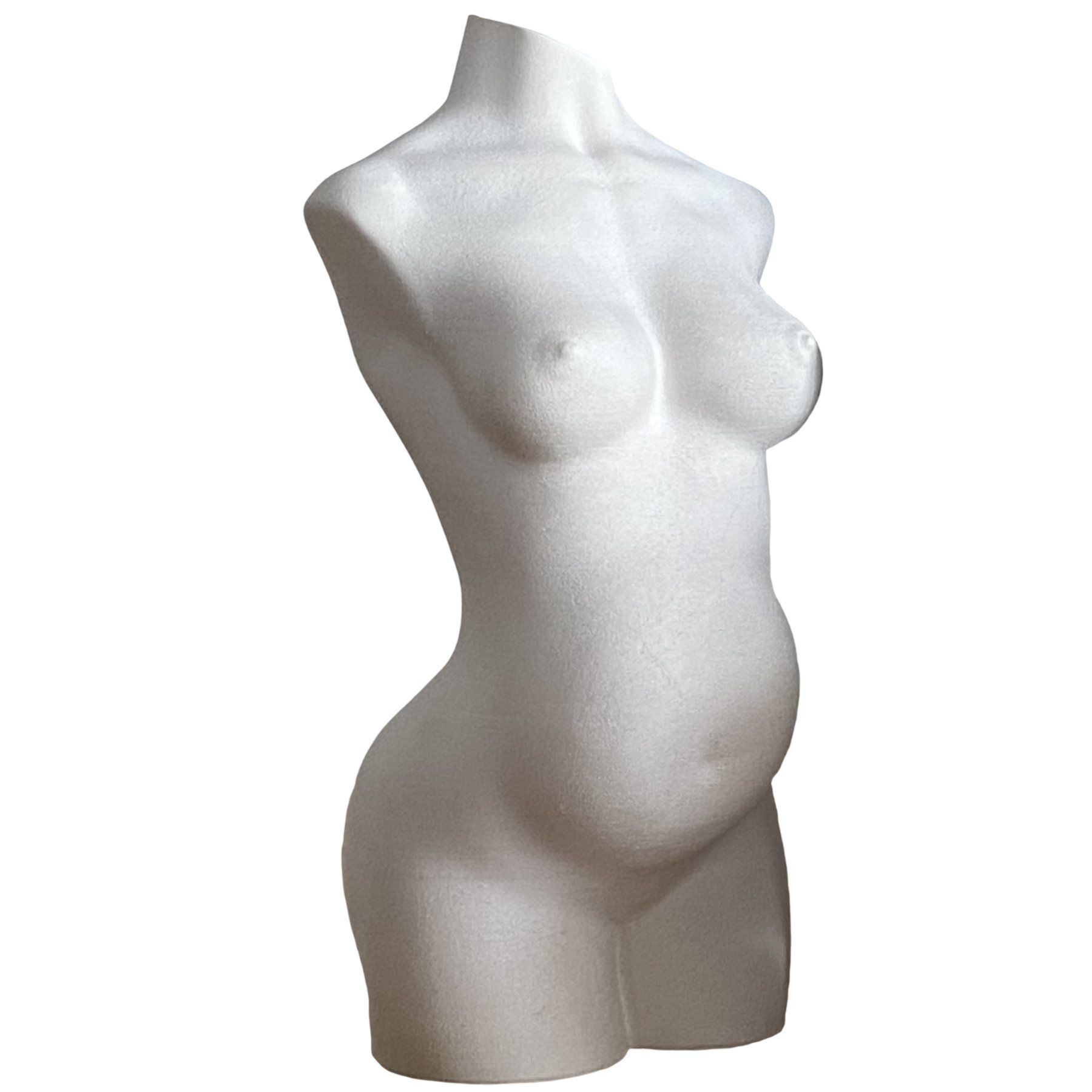 White matt Ethereal pregnancy sculpture